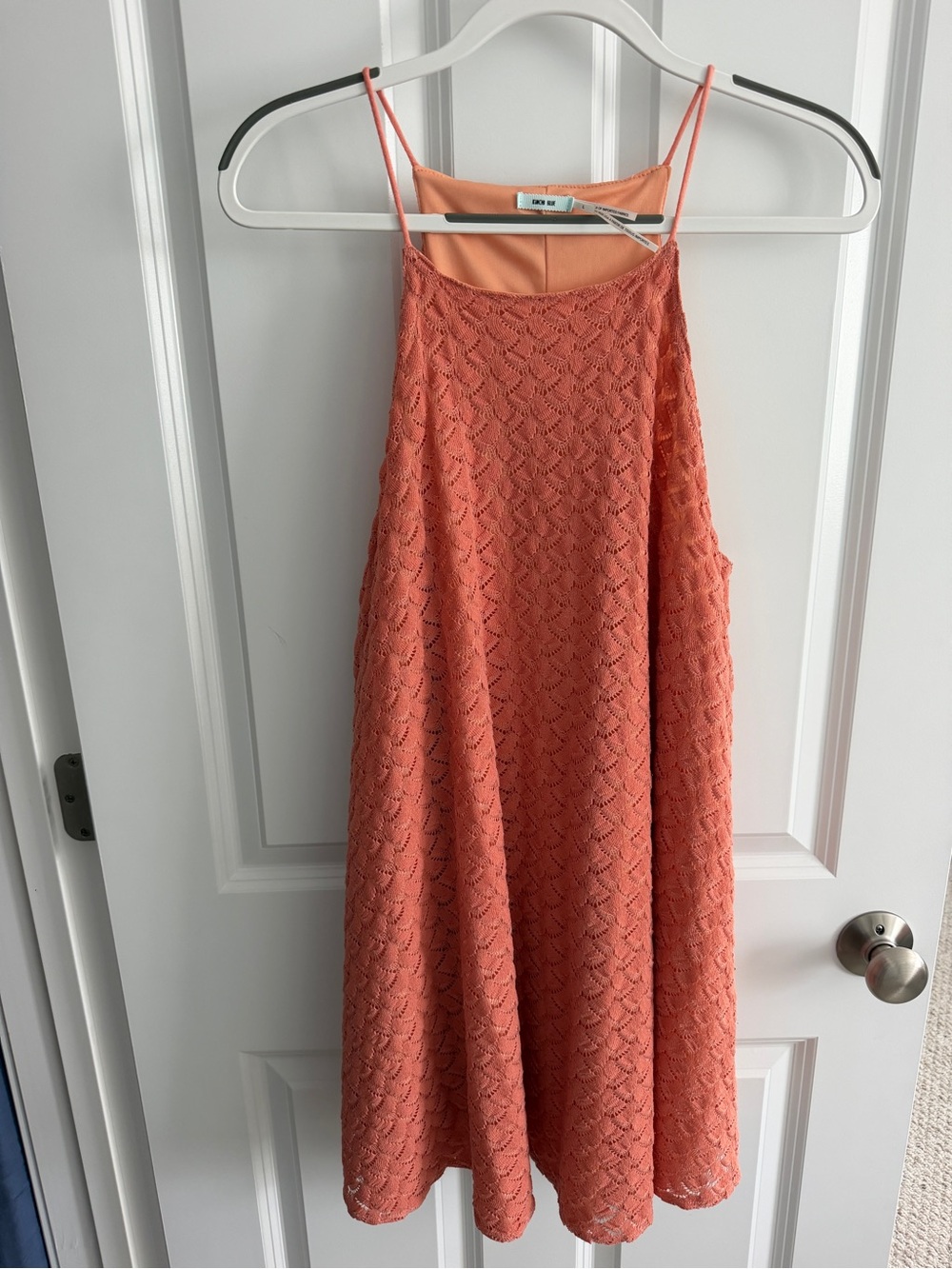 Kimchi Blue Coral Lace Mini Dress